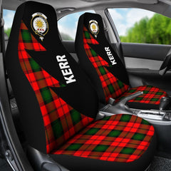 Clan Kerr Tartan Crest Flash Style Car Seat Cover DG27 Clan Kerr Tartan Today