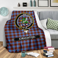 Clan Crichton Family Tartan Crest Blanket 3 Sizes II19 Clan Crichton Tartan Today