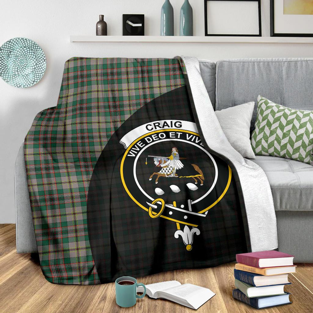 Clan Craig Ancient Tartan Crest Blanket Wave Style JY69 Clan Craig Tartan Today