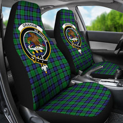 Clan Graham of Menteith Modern Tartan Crest Car Seat Cover SA92 Clan Graham Tartan Today