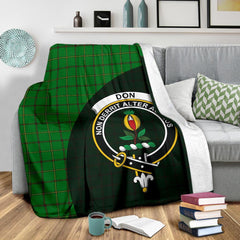 Clan Don (Tribe-of-Mar) Tartan Crest Blanket Wave Style EO42 Clan Mar Tartan Today