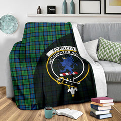 Clan Forsyth Ancient Tartan Crest Blanket Wave Style GV86 Clan Forsyth Tartan Today