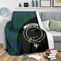 Clan Turnbull Hunting Tartan Crest Blanket Wave Style ZL74 Clan Turnbull Tartan Today