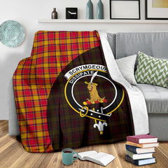 Clan Scrymgeour Tartan Crest Blanket Wave Style UH17 Clan Scrymgeour Tartan Today