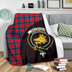 Clan MacTavish Modern Tartan Crest Blanket Wave Style WQ72 Clan MacTavish Tartan Today