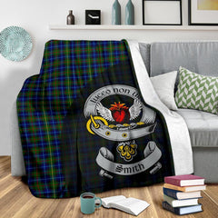 Clan Smith Modern Tartan Crest Blanket Wave Style XQ76 Clan Smith Tartan Today