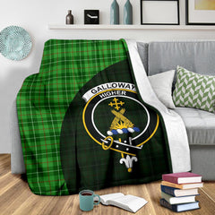 Clan Galloway District Tartan Crest Blanket Wave Style OO75 Clan Galloway Tartan Today