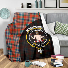 Clan MacFarlane Ancient Tartan Crest Blanket Wave Style SQ57 Clan MacFarlane Tartan Today
