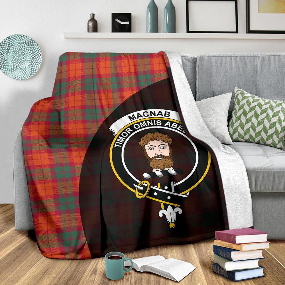 Clan MacNab Ancient Tartan Crest Blanket Wave Style HH27 Clan MacNab Tartan Today