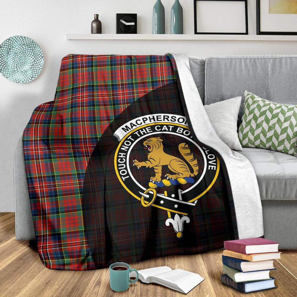 Clan MacPherson Ancient Tartan Crest Blanket Wave Style MS66 Clan MacPherson Tartan Today