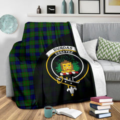 Clan Dundas Modern Tartan Crest Blanket Wave Style AB28 Clan Dundas Tartan Today
