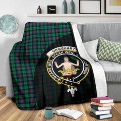 Clan Urquhart Broad Red Ancient Tartan Crest Blanket Wave Style KP83 Clan Urquhart Tartan Today