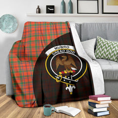 Clan Munro Ancient Tartan Crest Blanket Wave Style MX10 Clan Munro Tartan Today