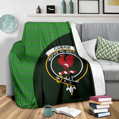 Clan Currie Tartan Crest Blanket Wave Style YA69 Clan Currie Tartan Today