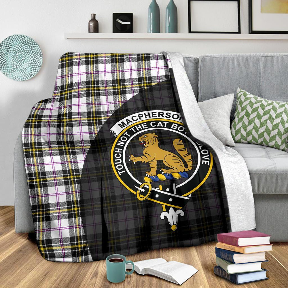 Clan MacPherson Dress Modern Tartan Crest Blanket Wave Style LU53 Clan MacPherson Tartan Today