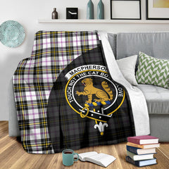 Clan MacPherson Dress Modern Tartan Crest Blanket Wave Style LU53 Clan MacPherson Tartan Today
