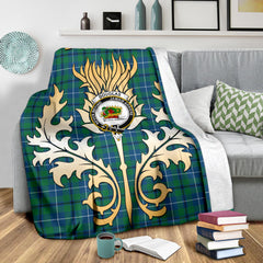 Clan Douglas Ancient Tartan Crest Blanket Gold Thistle Style XY48 Clan Douglas Tartan Today