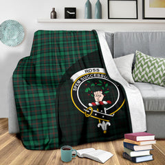 Clan Ross Hunting Modern Tartan Crest Blanket Wave Style SPGS83 Clan Ross Tartan Today