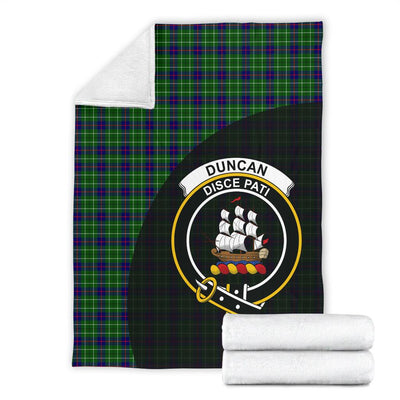 Clan Duncan Modern Tartan Crest Blanket 3 Sizes XC84