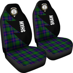 Clan Shaw (Of Tordarroch) Tartan Crest Car Seat Cover - Flash VersionNH45 Clan Shaw Tartan Today