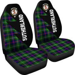 Clan Sutherland Tartan Crest Car Seat Cover - Flash StyleJS54 Clan Sutherland Tartan Today