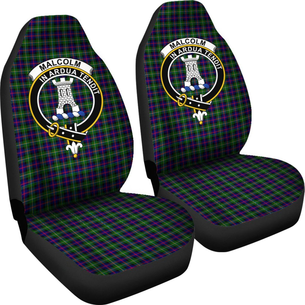 Clan Malcolm (MacCallum) Modern Tartan Crest Car Seat Cover RM11 Clan MacCallum Tartan Today
