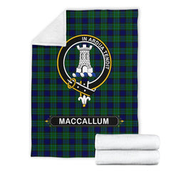 Clan MacCallum Tartan Crest BlanketsDB75 Clan MacCallum Tartan Today