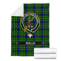 Clan Rollo Family Tartan Crest BlanketsNM23 Clan Rollo Tartan Today
