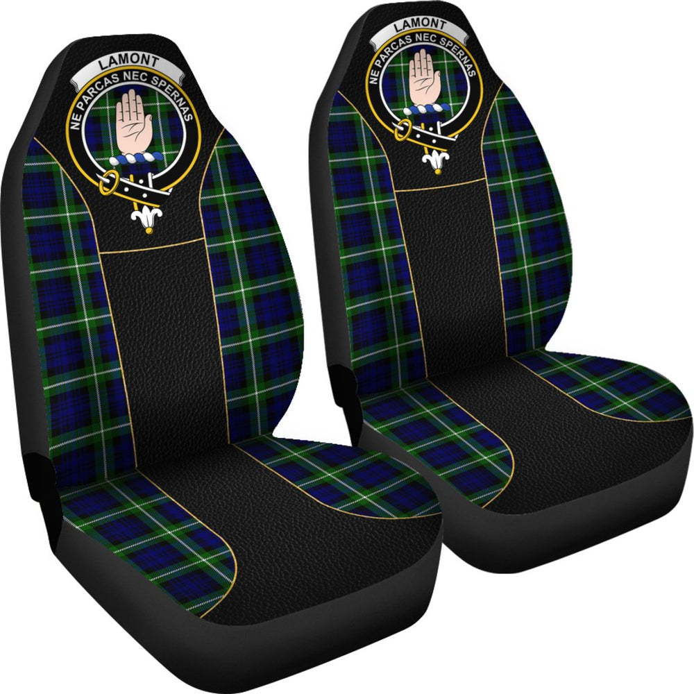 Clan Lamont Tartan Crest Car seat Cover SS33 Clan Lamont Tartan Today
