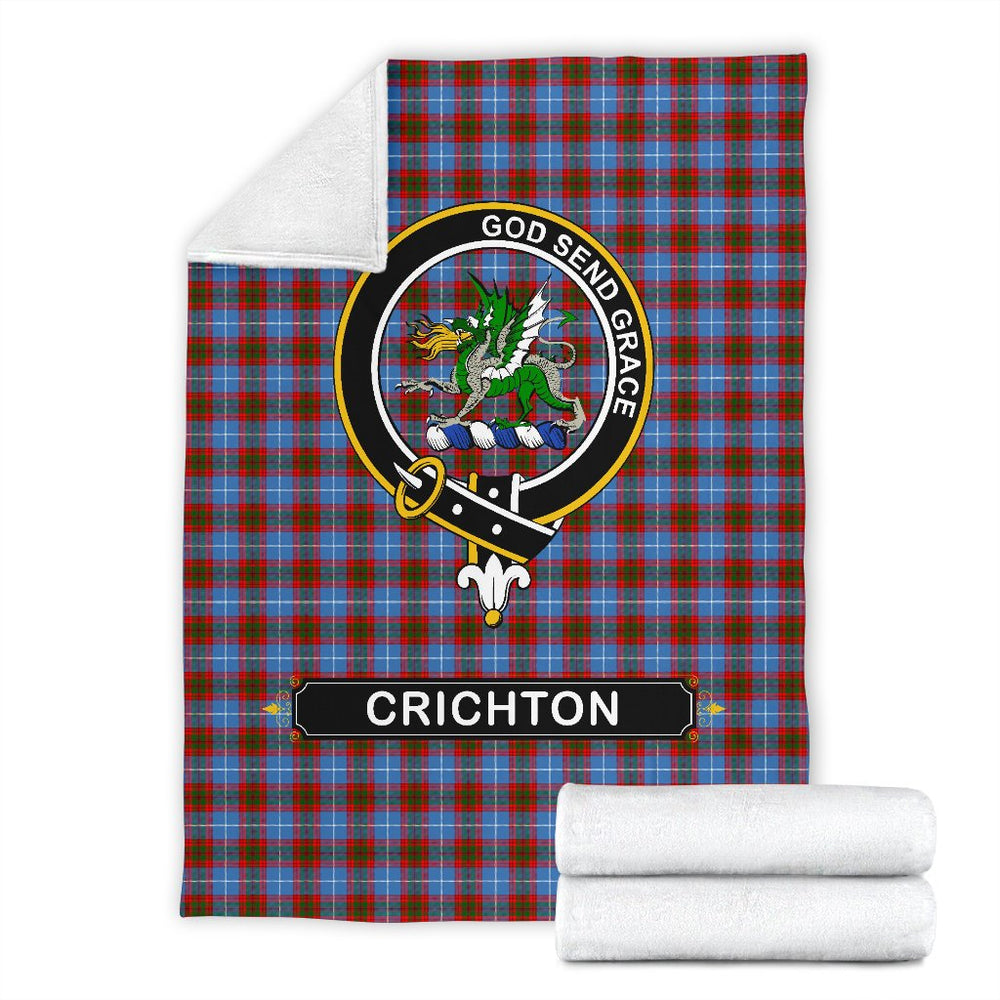 Clan Crichton Family Tartan Crest Blanket 3 Sizes II19 Clan Crichton Tartan Today