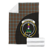 Clan Fergusson Weathered Tartan Crest Blanket 3 Sizes TK59 Clan Fergusson Tartan Today