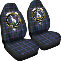 Clan Hunter Tartan Crest Car Seat Cover WN16 Clan Hunter Tartan Today