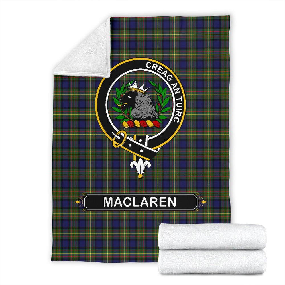 Clan MacLaren Family Tartan Crest BlanketsCZ55 Clan Hall Tartan Today