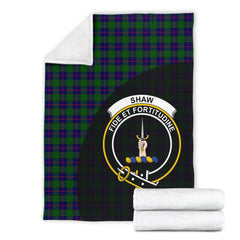 Clan Shaw Modern Tartan Crest Blankets Wave Style MP97 Clan Shaw Tartan Today