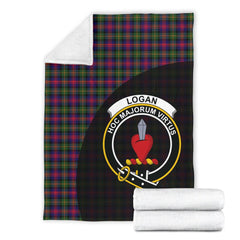 Clan Logan Modern Tartan Crest BlanketsEN68 Clan Logan Tartan Today