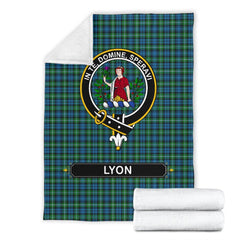 Clan Lyon Family Tartan Crest Blanket 3 Sizes ET69 Clan Hall Tartan Today