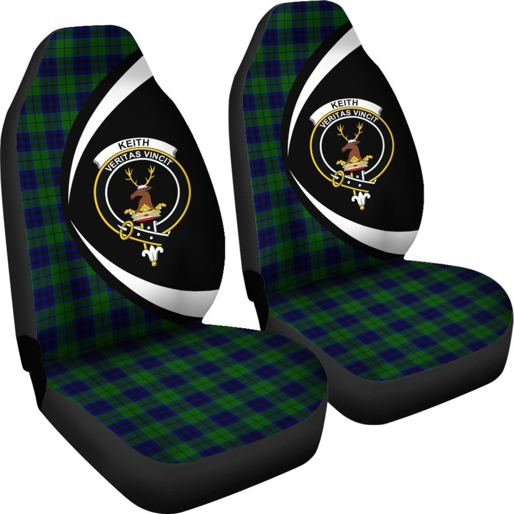 Clan Keith Modern Tartan Crest Car Seat Cover PN82 Clan Keith Tartan Today