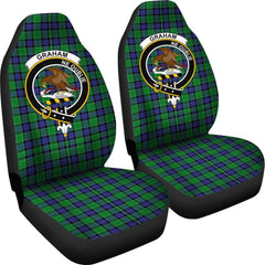 Clan Graham of Menteith Modern Tartan Crest Car Seat Cover SA92 Clan Graham Tartan Today