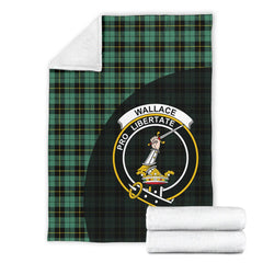 Clan Wallace Hunting Ancient Tartan Crest Blankets Wave Style GM12 Clan Wallace Tartan Today