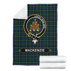 Clan MacKenzie Family Tartan Crest BlanketFR93 Clan MacKenzie Clan MacKenzie