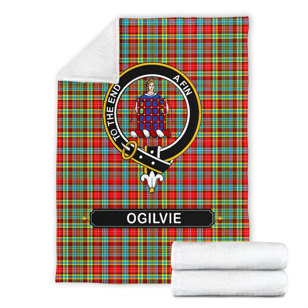 Clan Ogilvie Family Tartan Crest BlanketsUU90 Clan Ogilvie Tartan Today