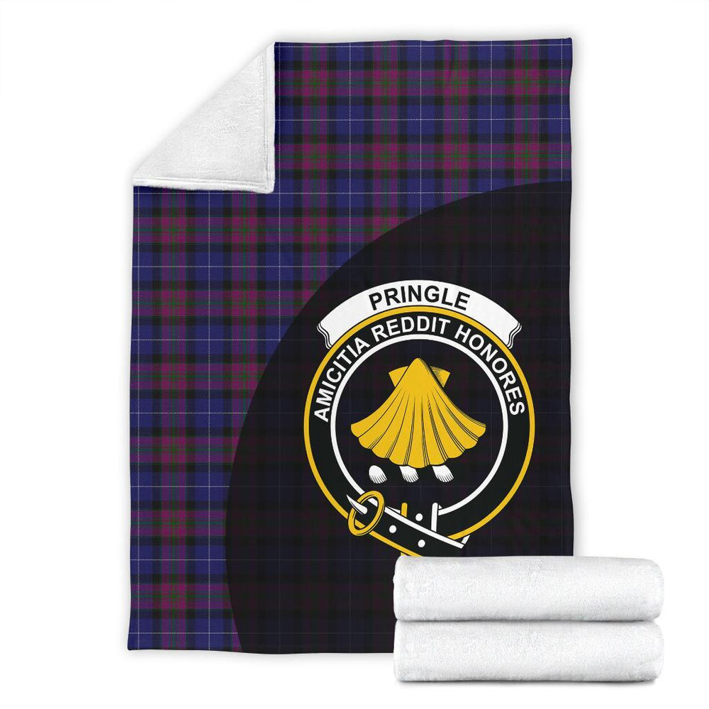 Clan Pride of Scotland Tartan Crest Blanket Wave Style SM53 Clan Hall Tartan Today