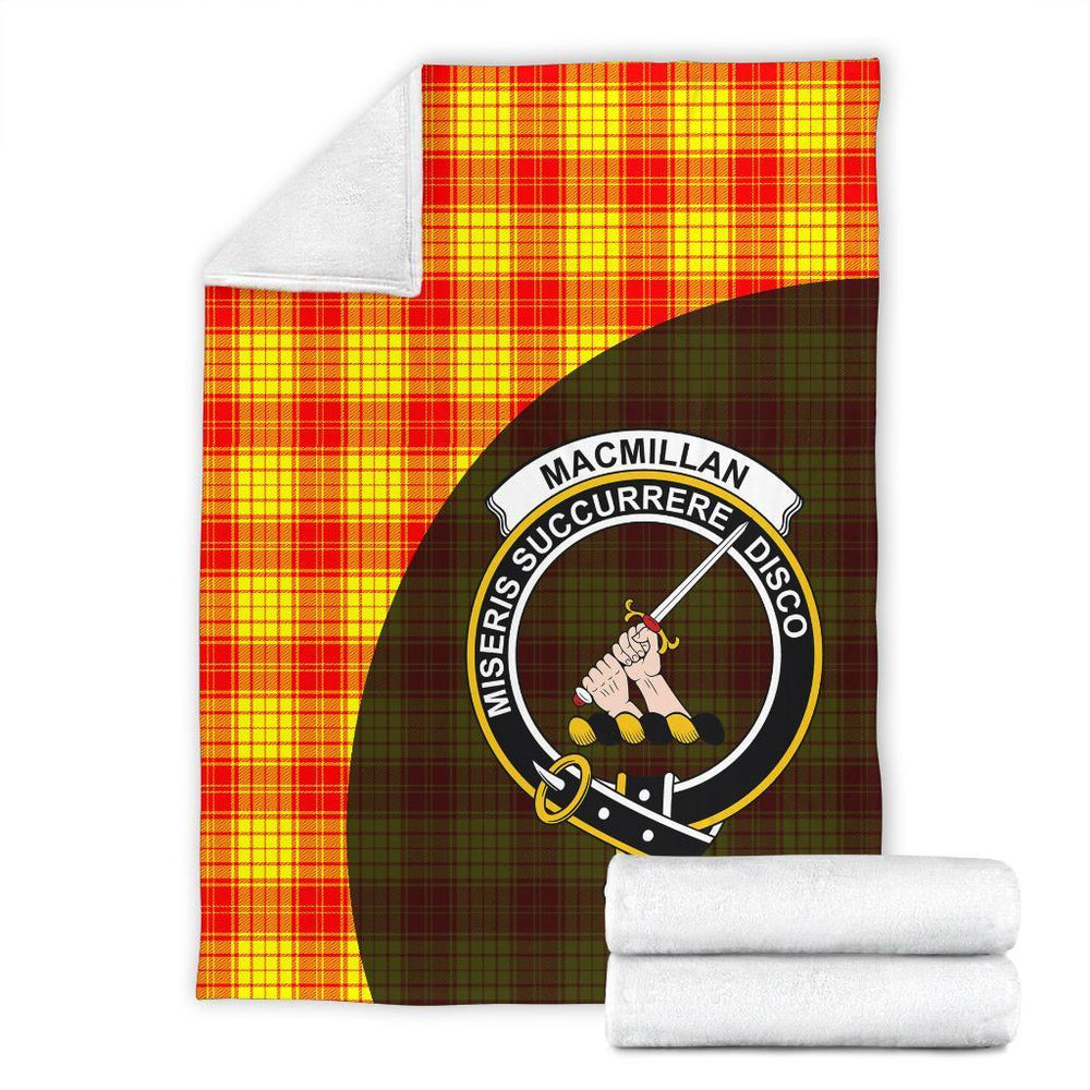 Clan MacMillan Tartan Crest Blanket Wave Style WM34 Clan MacMillan Tartan Today