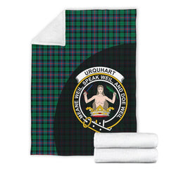 Clan Urquhart Broad Red Ancient Tartan Crest Blanket Wave Style KP83 Clan Urquhart Tartan Today