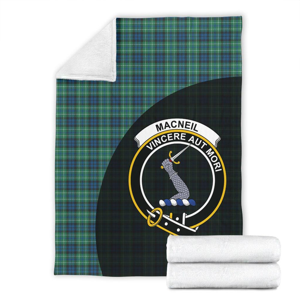Clan MacNeill of Colonsay Ancient Tartan Crest Blanket Wave Style LD63 Clan MacNeil / MacNeill Tartan Today
