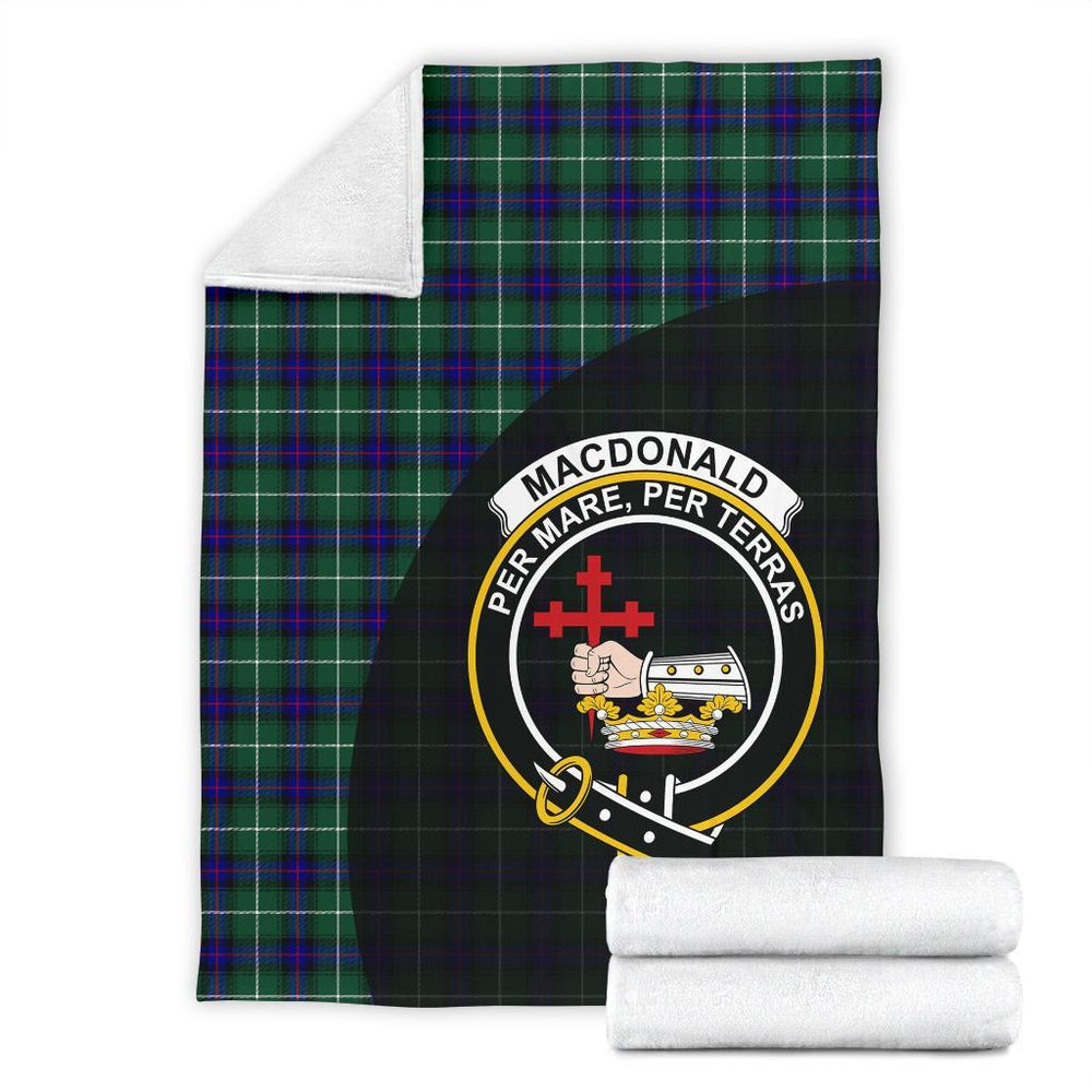Clan MacDonald of the Isles Hunting Modern Tartan Crest Blanket Wave Style ZR81 Clan MacDonald Tartan Today