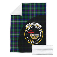 Clan MacDonald of the Isles Hunting Modern Tartan Crest Blanket Wave Style ZR81 Clan MacDonald Tartan Today