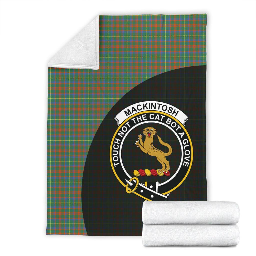 Clan MacKintosh Hunting Ancient Tartan Crest Blanket Wave Style OD54 Clan MacKintosh / MacIntosh Tartan Today