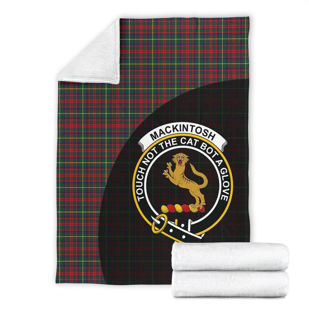 Clan MacKintosh Hunting Modern Tartan Crest Blanket Wave Style HA73 Clan MacKintosh / MacIntosh Tartan Today