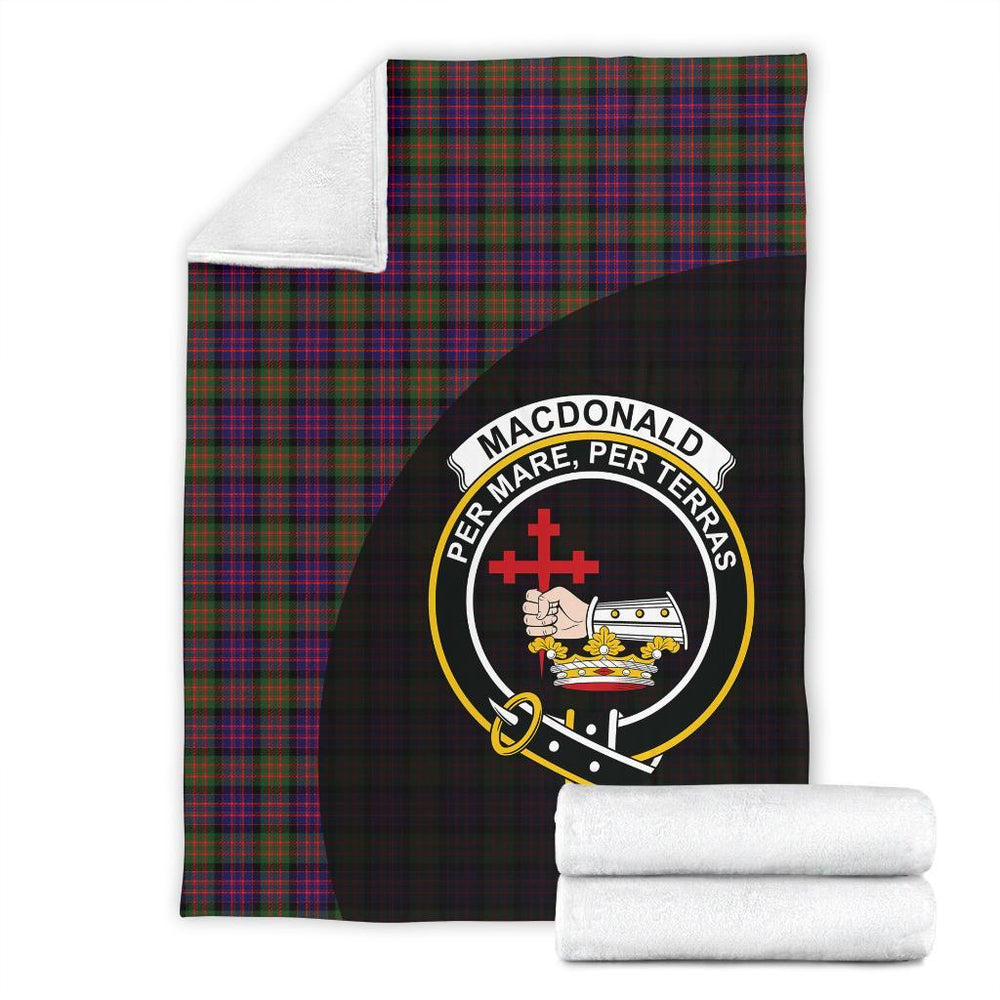 Clan MacDonald Modern Tartan Crest Blanket Wave Style FZ49 Clan MacDonald Tartan Today